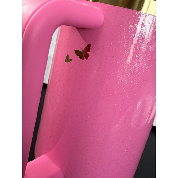 Stanley x Wicked Quencher H2.0 40 0z Tumbler | Glinda Sparkle Pink - Picture 3 of 7